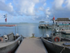 Morning view from the dive boat dock 