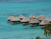Overwater bungalows at the Sofitel 